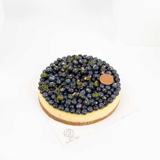 Patisserie by Guillermo Blueberry Baked Cheesecake | Flowers