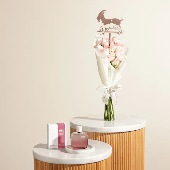 Lacoste L.12.12 Rose Eau Intense EDT for Women | Eid Flowers