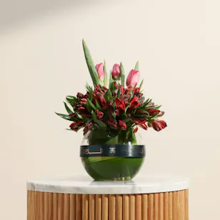 Red Scarlet Elegance Flowers Vase Red Scarlet Elegance Flowers Vase