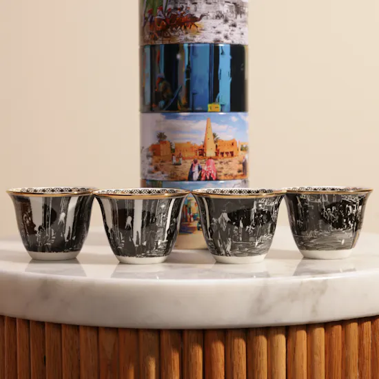Artfeena Eastern Province Ceramic Cups Set