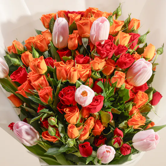 Blossoms of Joy and Light Bouquet