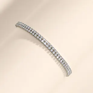 Zus Double Stone Tennis Bracelet
