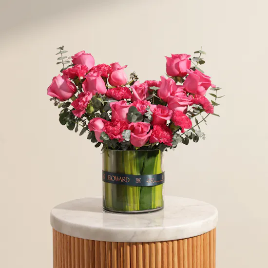 Velvet Touch Flower Vase