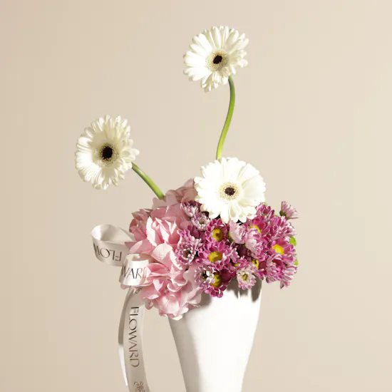 Blush Paws Flower Vase