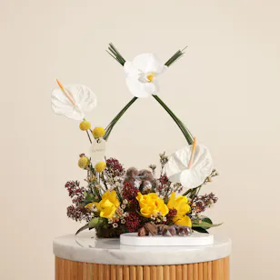 Floward Caramel Chocolates | Cheerful Floral Harmony