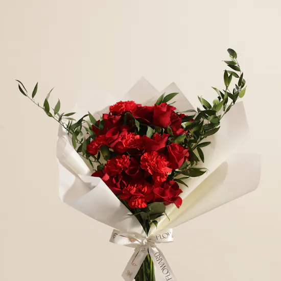 Crimson Promise Flower Bouquet
