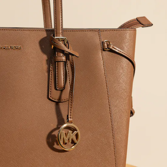 Michael Kors Voyager Large Brown Leather Tote Bag