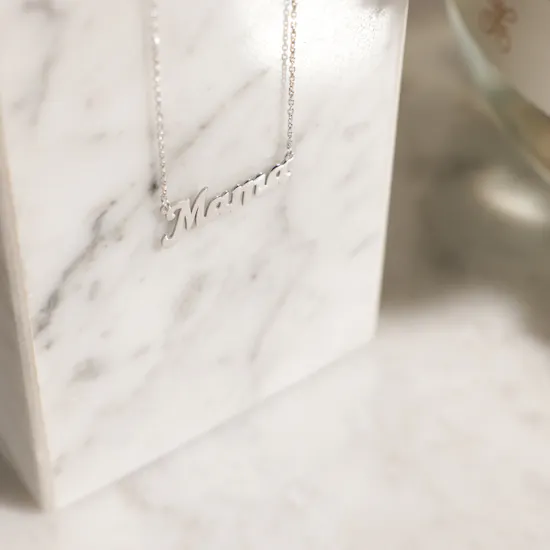 Zia Mama Silver Necklace | Mother Radiant Roses Vase
