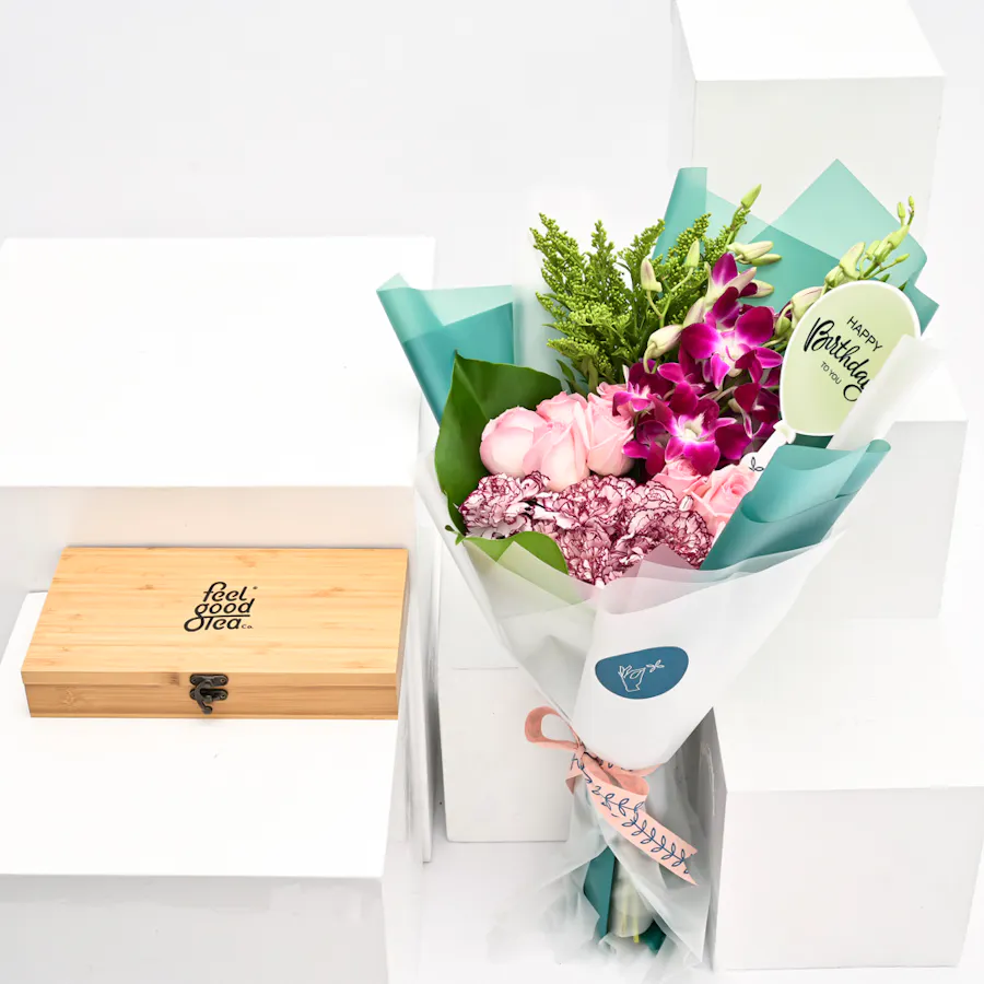 Birthday tea gift by Feelgood tea  5