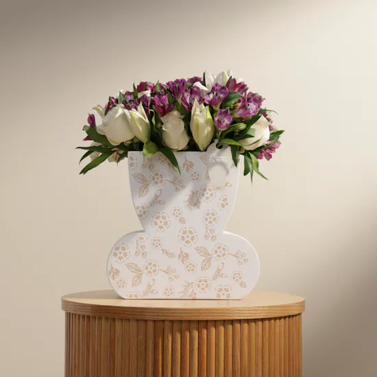 Eternal Love Flowers Vase