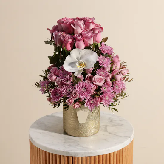Festive Lights Flower Vase