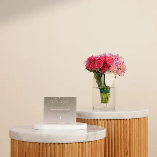 Hush Spa Sands of Morocco Combo Women's Gift Voucher | Royal Flowers Vase