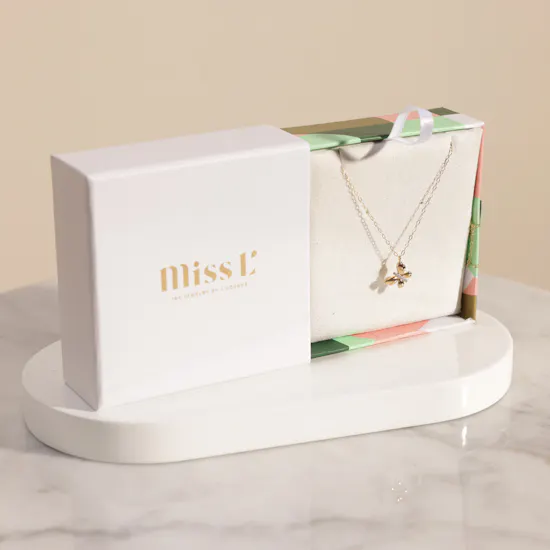 Miss L' by L'azurde Butterfly Diamonds Necklace