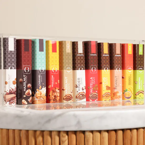 Ghazl Chocolatier Birthday Acrylic Chocolate Box