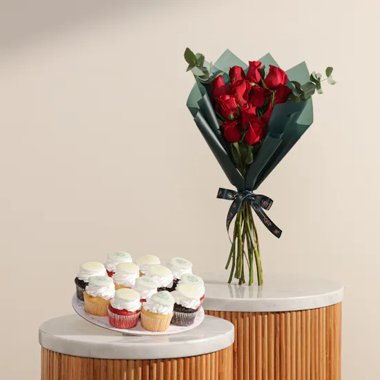 December Cake Eid Celebration Cupcakes | Joyful Flowers