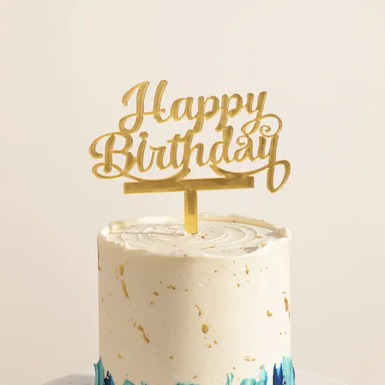 Floward Blue Birthday Cake