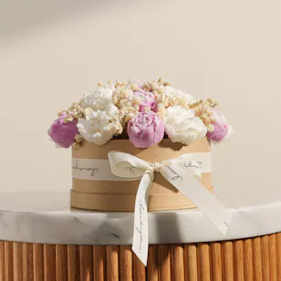 Done By SHK Large Purple and White Candle Bouquet Done By SHK Large Purple and White Candle Bouquet