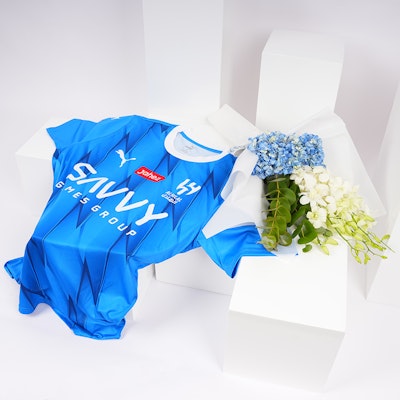 Al Hilal 23/24 Fan T-shirt Small | Baby Orchids