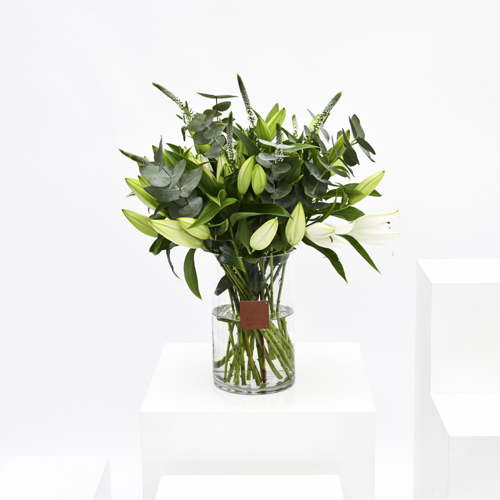 Enchanting White Vase