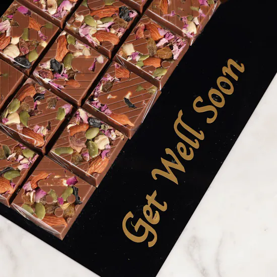 Floward Get Well Soon Chocolates | Rose Vase