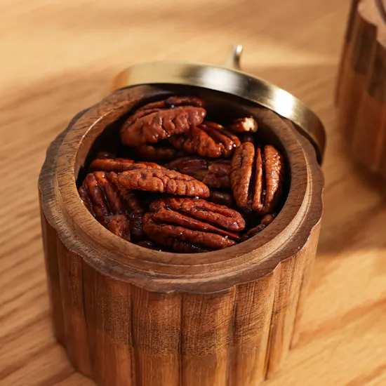 Nuts and More Luxury Wooden and Acrylic Trio Box
