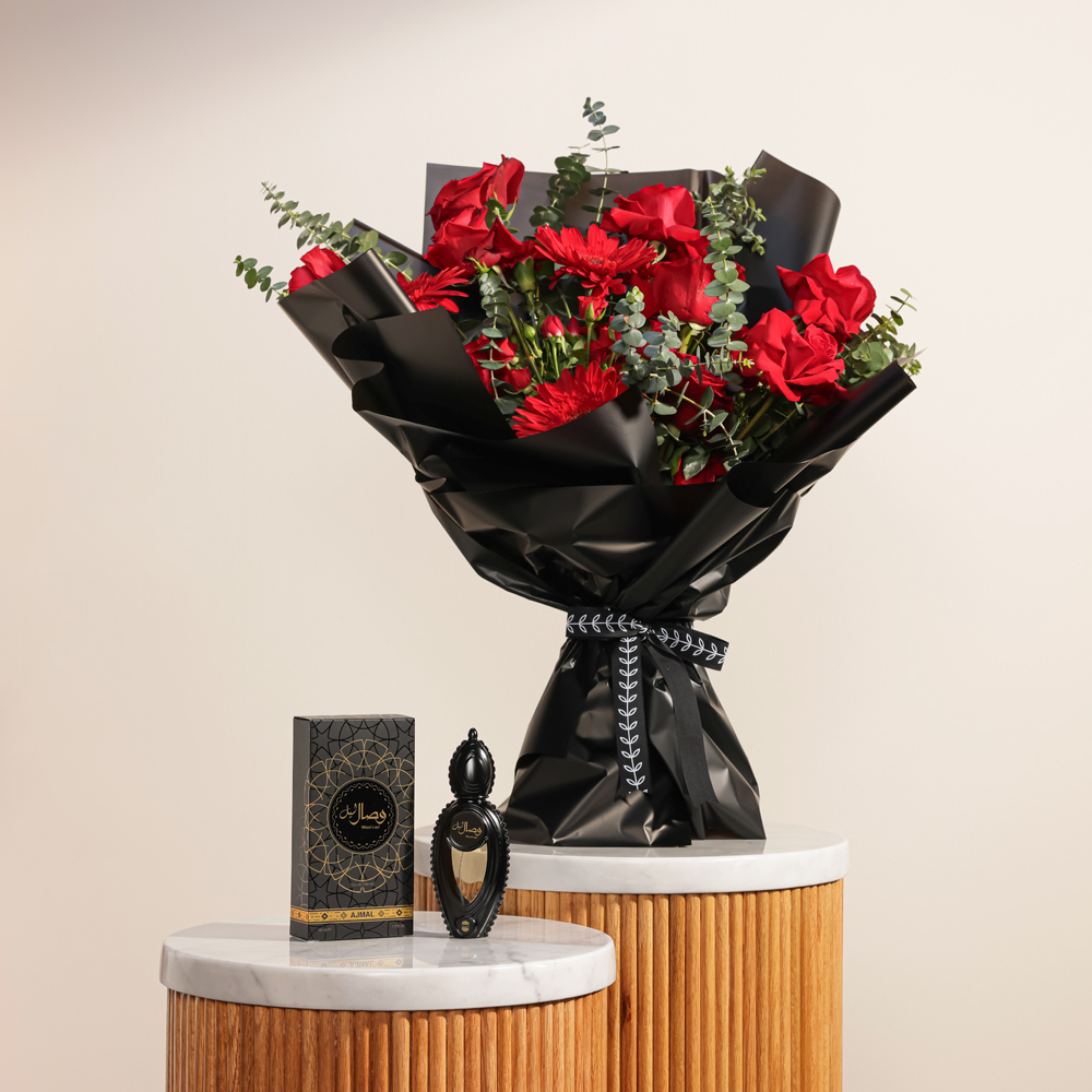 Ajmal Wisal Layl Perfume | Red Flowers