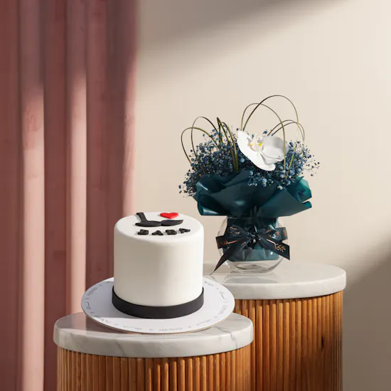 Floward I Love Baba Cake | Pristine Romantic Flower