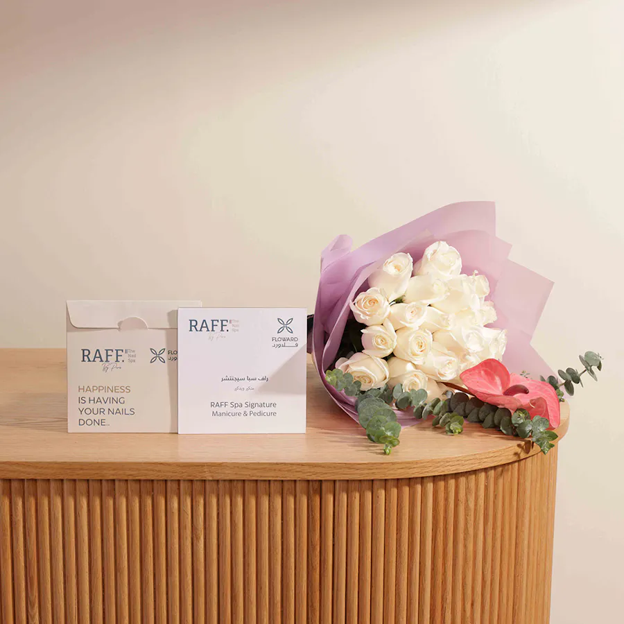 Raff Spa Gift Card | Flower Bouquet 2
