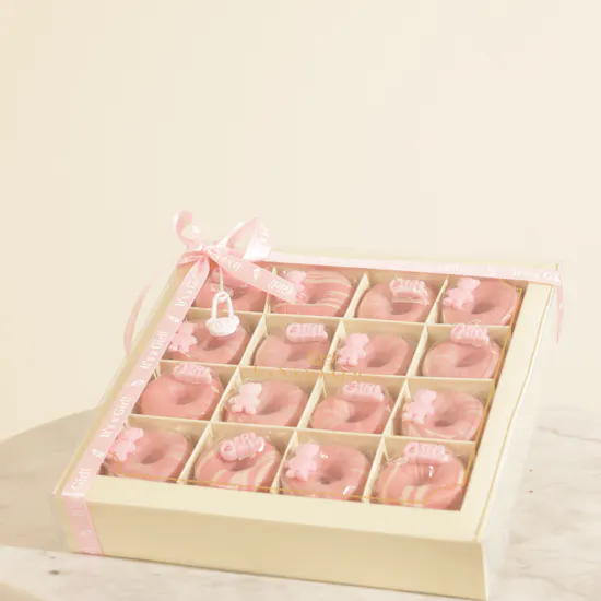 CocoaNuts It's A Girl Doughnut Chocolate Box
