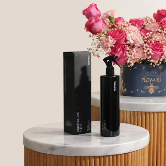 Mubkhar Andalusian Hide Home Spray | Jubilant Flower Box