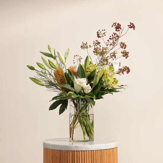Vibrant Harmony Flowers Vase by September Studio