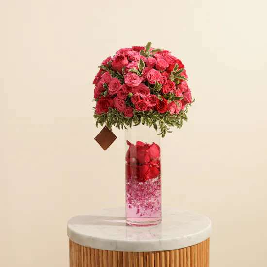 Color Burst Flower Vase