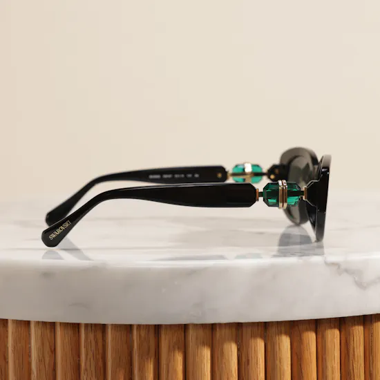 Swarovski Black Cat Eye Women’s Sunglasses