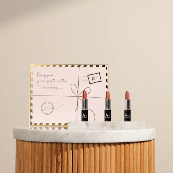 AH by Azhar Hubail You've Got Mail Caffeinated Lipstick Gift Box