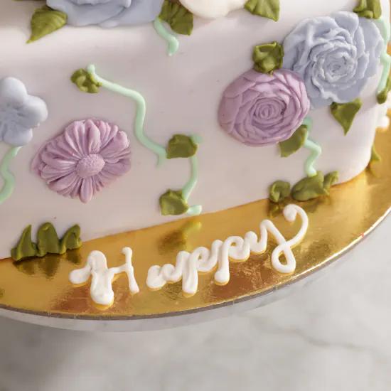 Floward Floral Layers Birthday Cake | Bright Flowers Bouquet