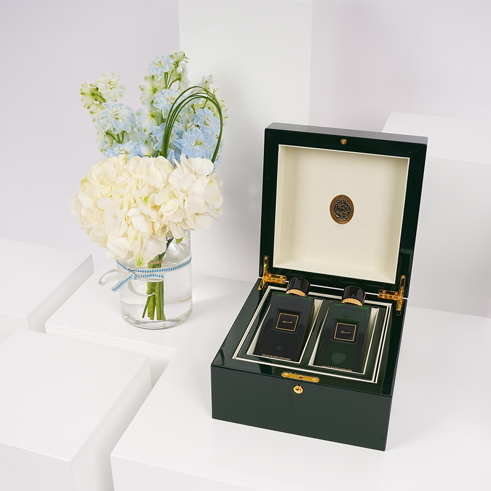 Saad Bashamakh Oud & Musk Perfume | Flowers Vase