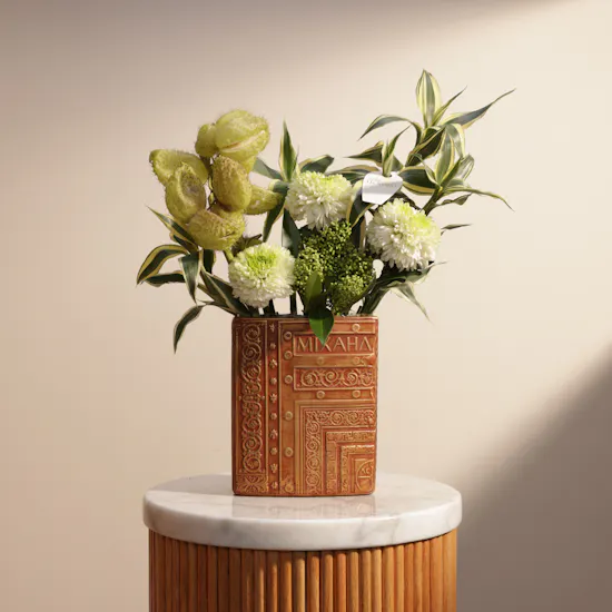 Radiant Rose Garden Vase