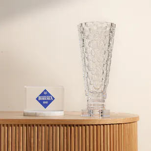 Bohemia Lisboa Footed Crystal Vase