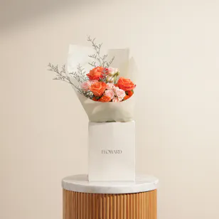 Scarlet Whispers Flowers Bouquet