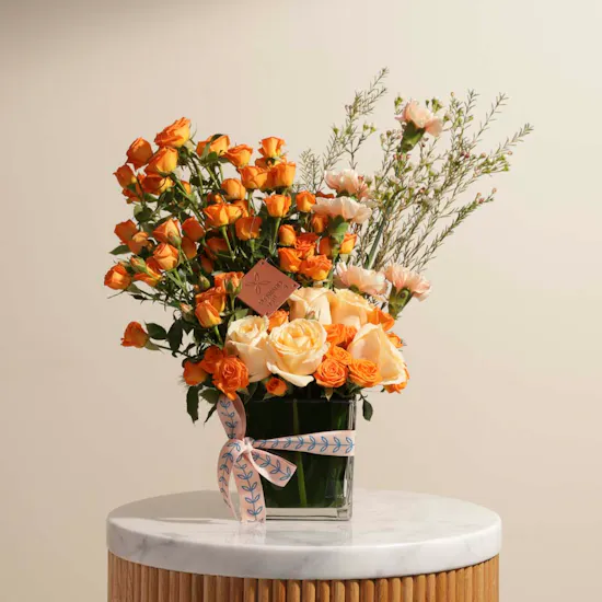 Sunset | Square Vase