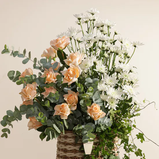 Cascade of Grace Flower Basket