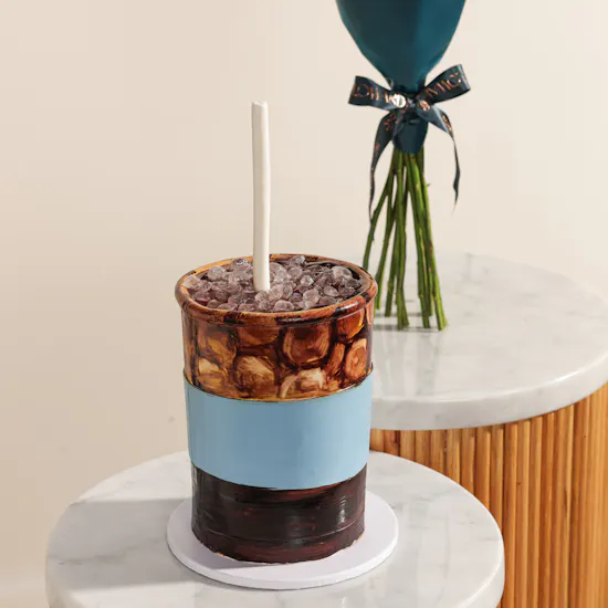 NQ's Bakery Iced Americano Cake | Joyful Contrast Flowers