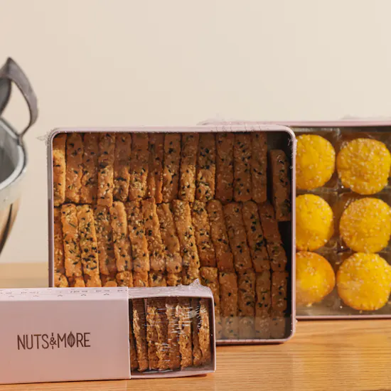 Nuts and More Elegant Arabic Sweets Gift Basket