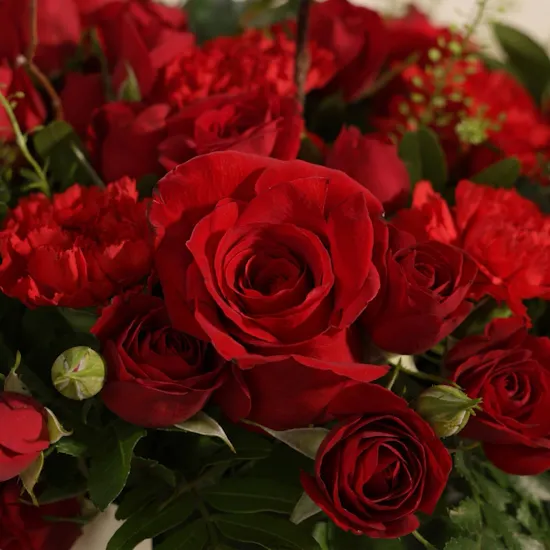Scarlet Eternal Charm Flower Vase
