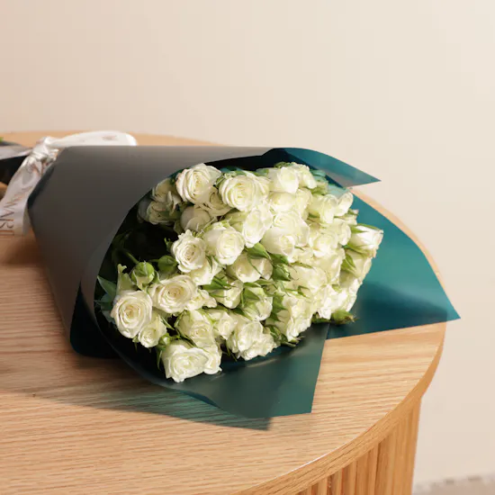 White Baby Rose Bouquet