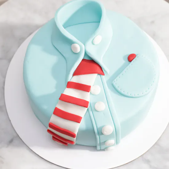 NJD Tie and Shirt Cake