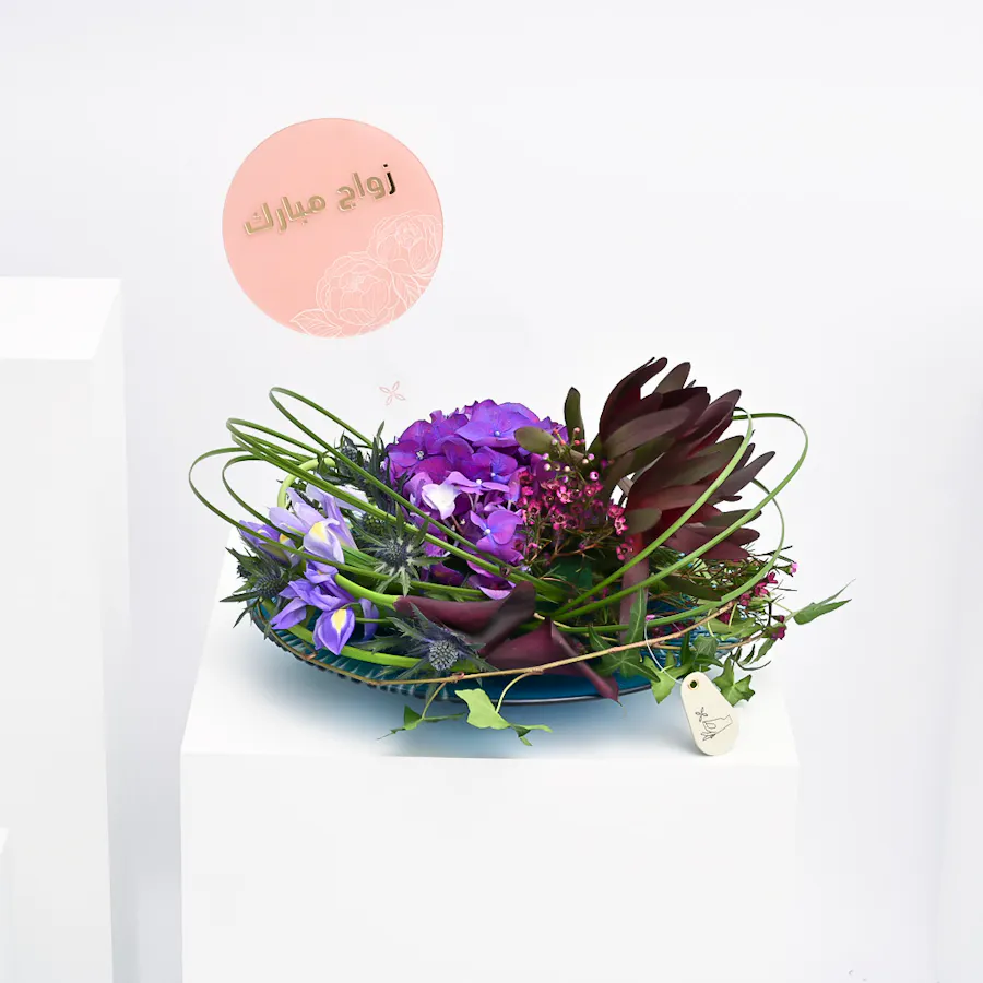 Purple Wedding Flowers 1