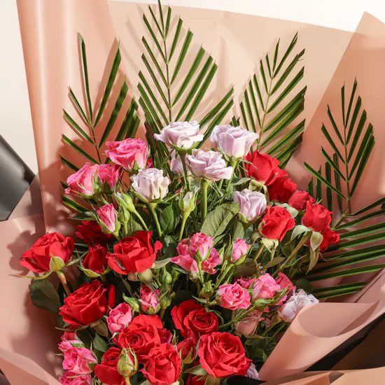 Joyful Baby Roses Bouquet