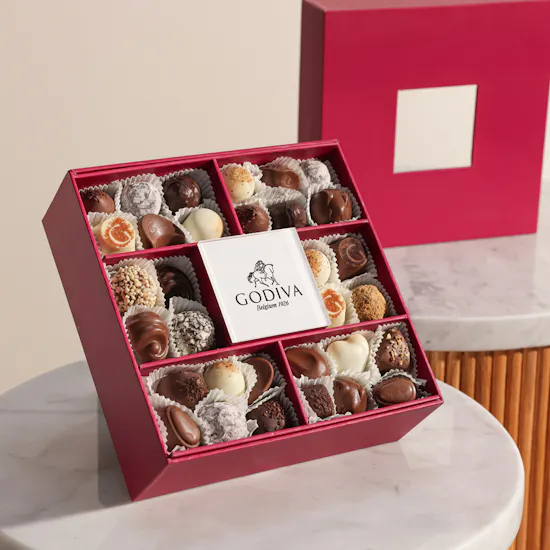 Godiva Burgundy Royal Chocolates Box