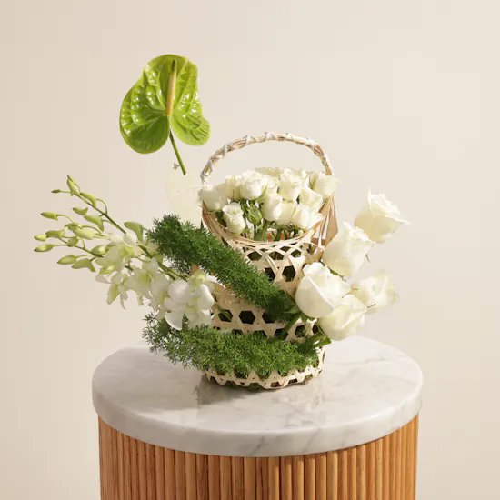 Our Proud Heritage Flower Basket